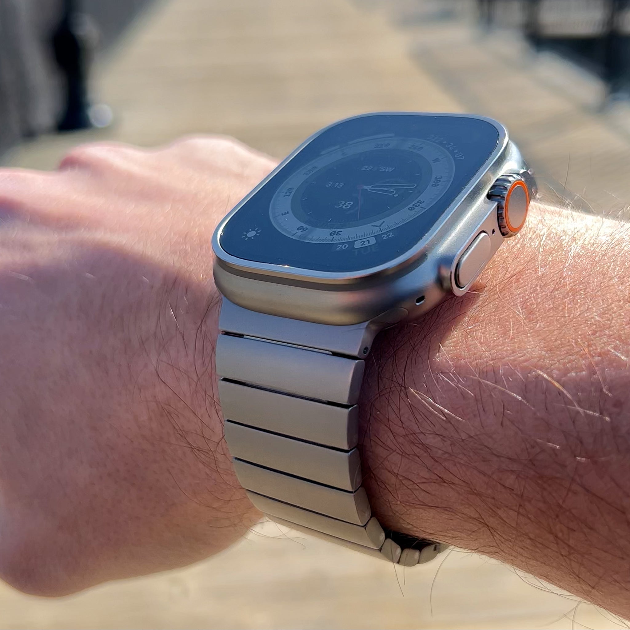 Correa de Titanio de Grado 2 para Apple Watch Ultra 1 y Ultra 2