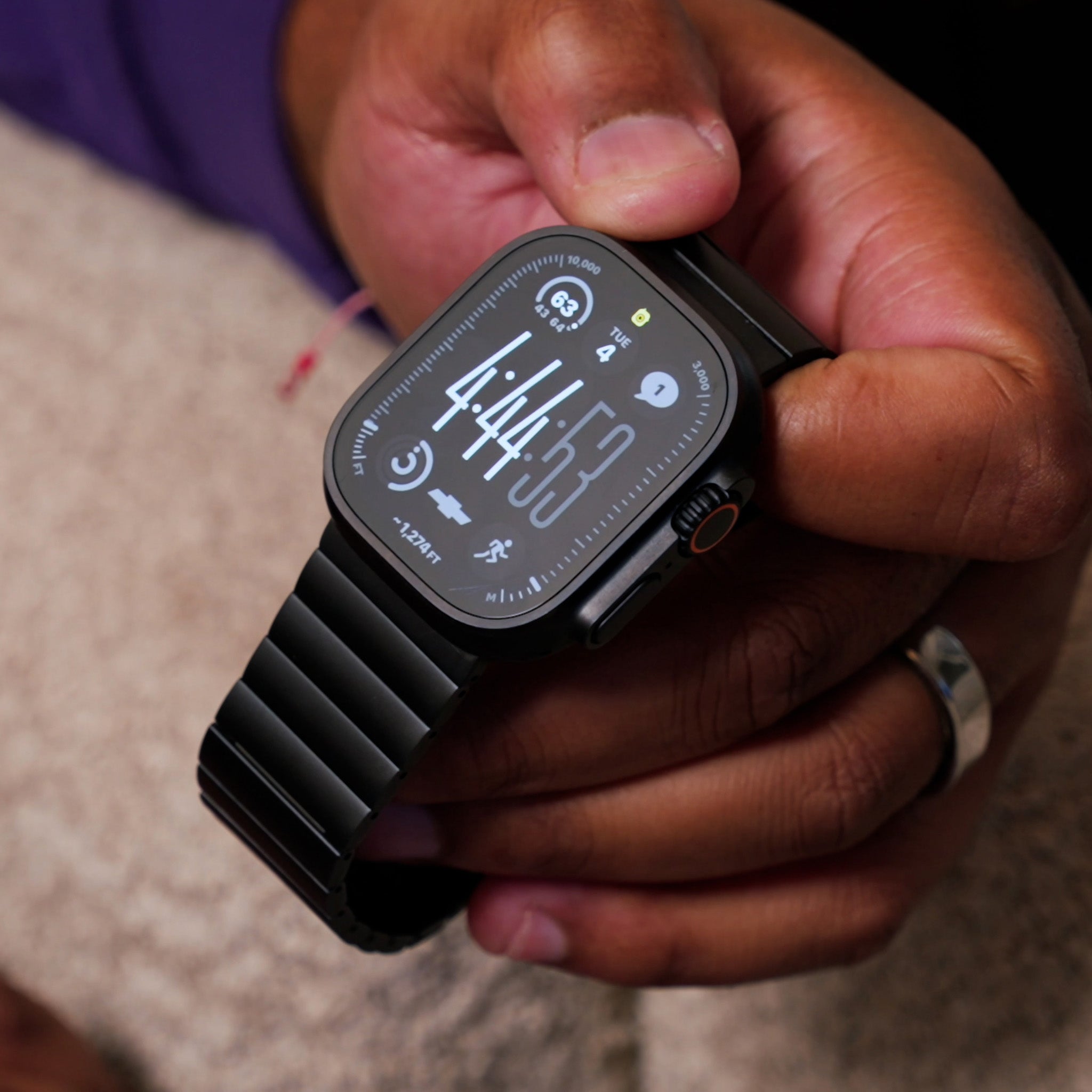 Correa de Titanio de Grado 2 para Apple Watch Ultra 1 y Ultra 2