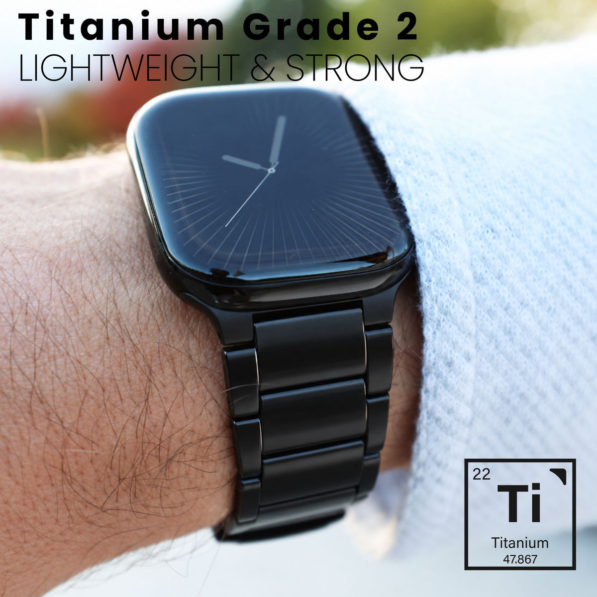 Titanium Band for Apple Watch Series 12 & 11-10