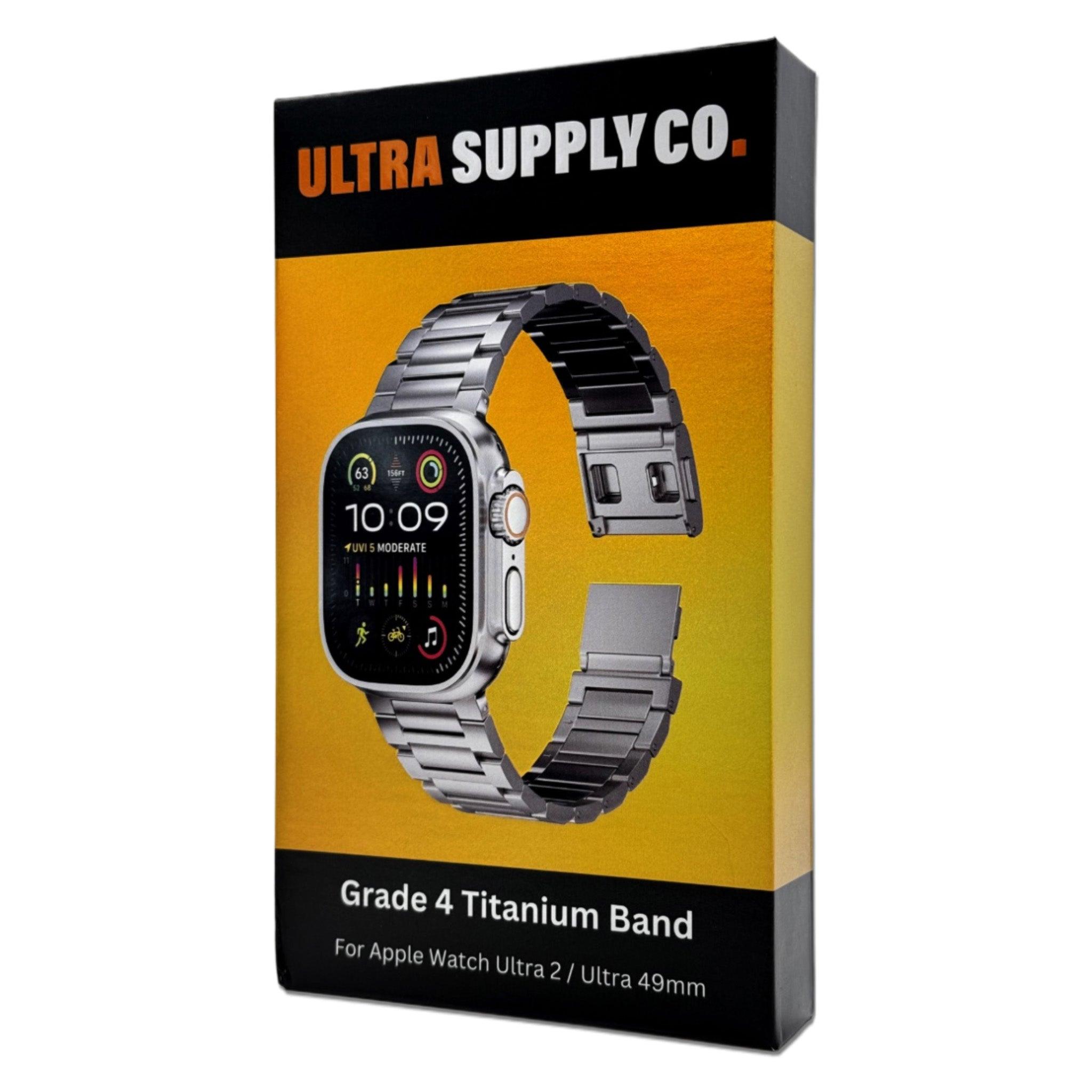 Grade 4 Titanium Band for Apple Watch Ultra 2 and Series 10 - Ultra Supply Co