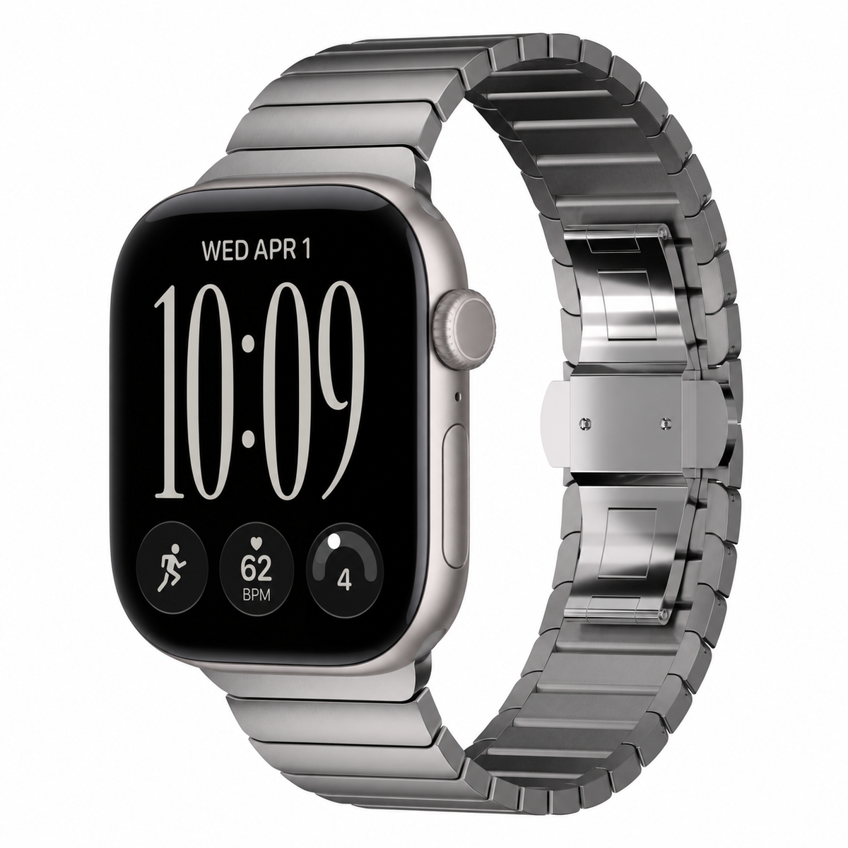Correa Metálica de Acero Inoxidable para Apple Watch Ultra 2 y Ultra 49 mm